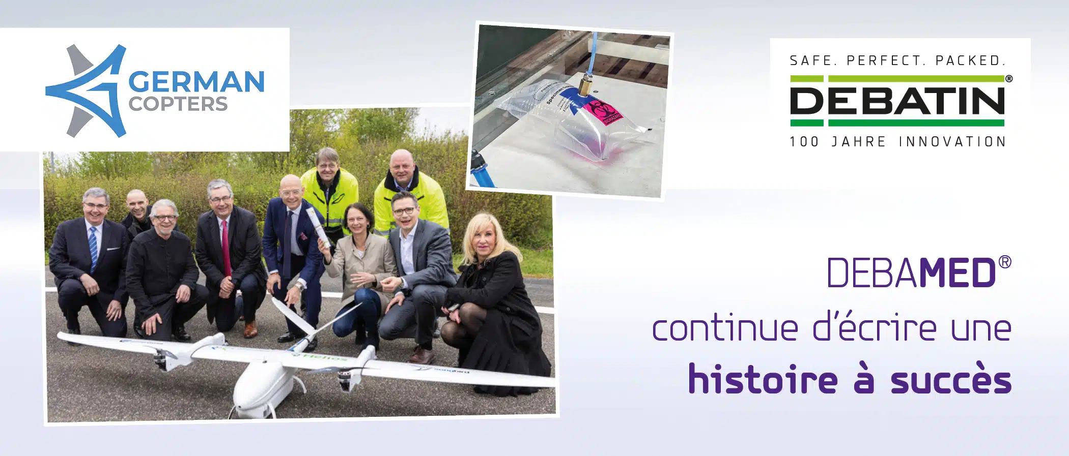 KW24_Dronen Krankenhaus Probentransport_Newsblog_2100x897px_FR_Lay01 Blog Header