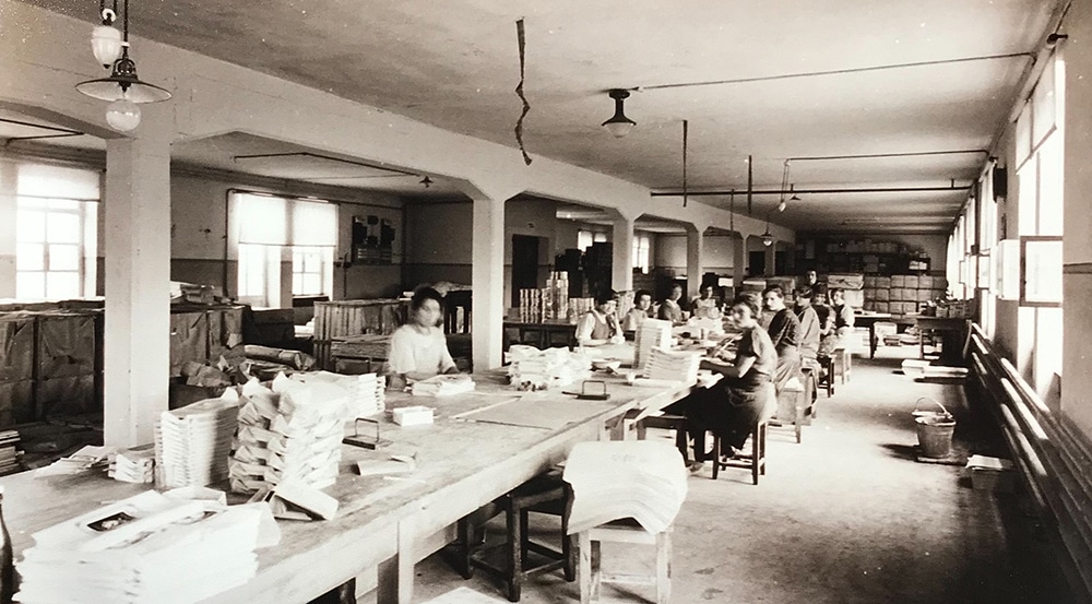 1925 – Travail en commun à l‘étage