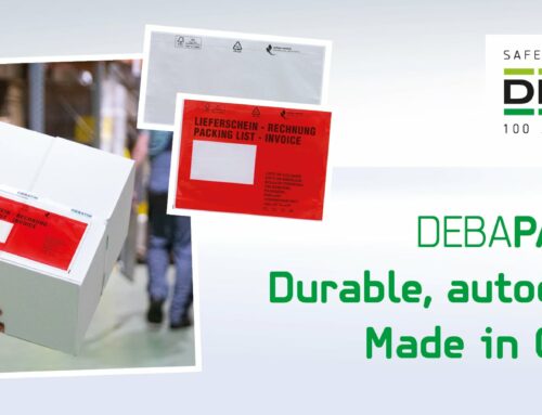 Pochette pour documents DEBAPAC® PCR – Durable, autocollante, Made in Germany