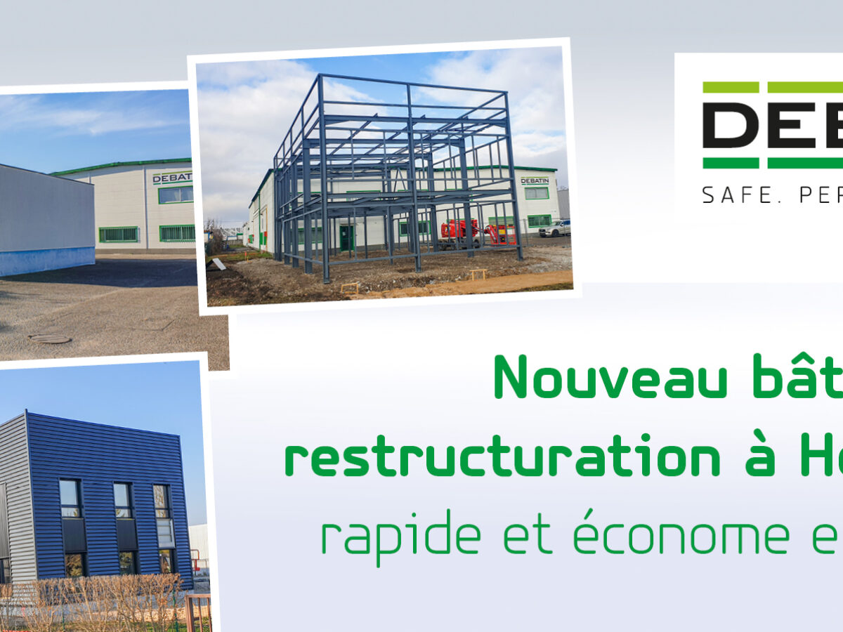 Le nouveau btiment et la restructuration de l'ancien presque achevs ! |  Anton Debatin GmbH | FR | Safe. Perfect. Packed.