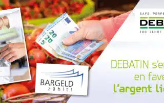 DEBATIN est membre fondateur de la fédération « Bargeld zählt e.V. » Blog Header