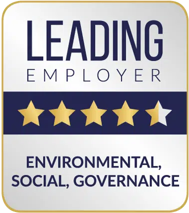 STAR RATING_ESG_4,5 Leading Employers Etoile- Environmental, Social, Governance avec 4,5 points