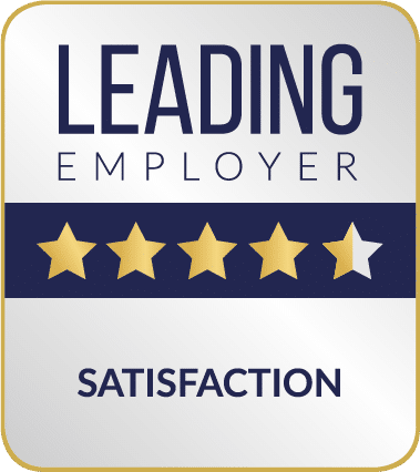 STAR RATING_SATISFACTION_4,5 Leading Employers Etoile - Satisfaction avec 4,5 points