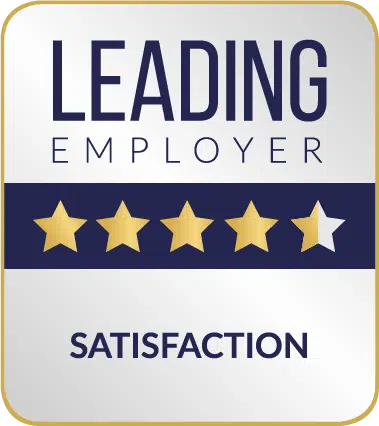 STAR RATING_SATISFACTION_4,5 Leading Employers Etoile - Satisfaction avec 4,5 points