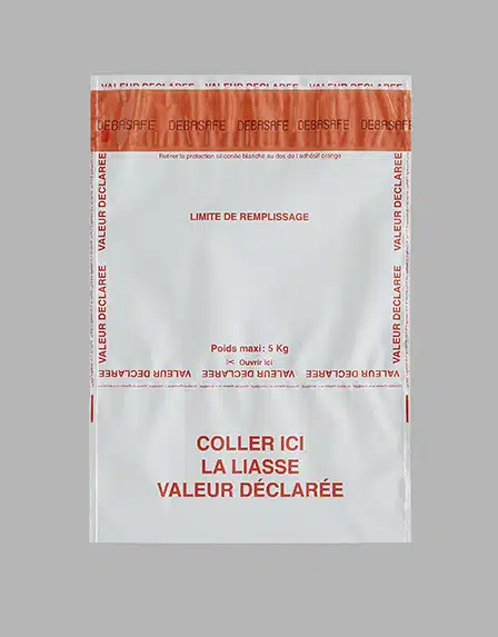 Valeur Declaree_Größe_1_grau DEBASAFE Enveloppe sécurisée pour Valeur déclarée Taille 1