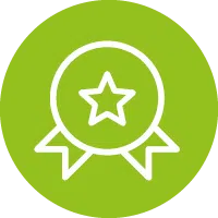 Werte_Leistung Symbol representing DEBATIN’s corporate value of performance.