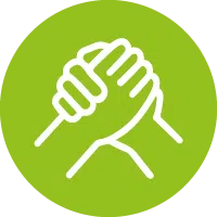 Werte_Respekt Symbol representing DEBATIN’s corporate value of respect.